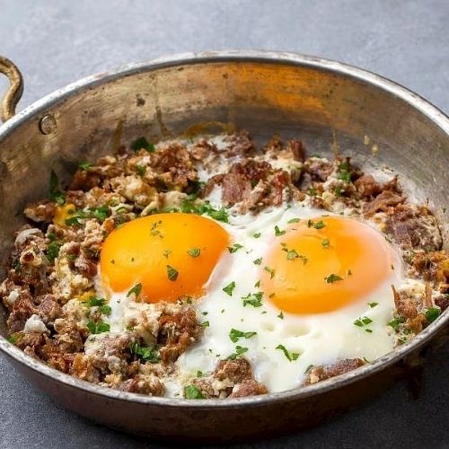 Kavurmalı Yumurta